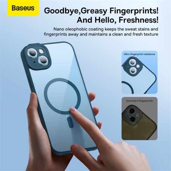 Baseus iPhone 14 Frame Series Magnetic Case with Tempered Glass